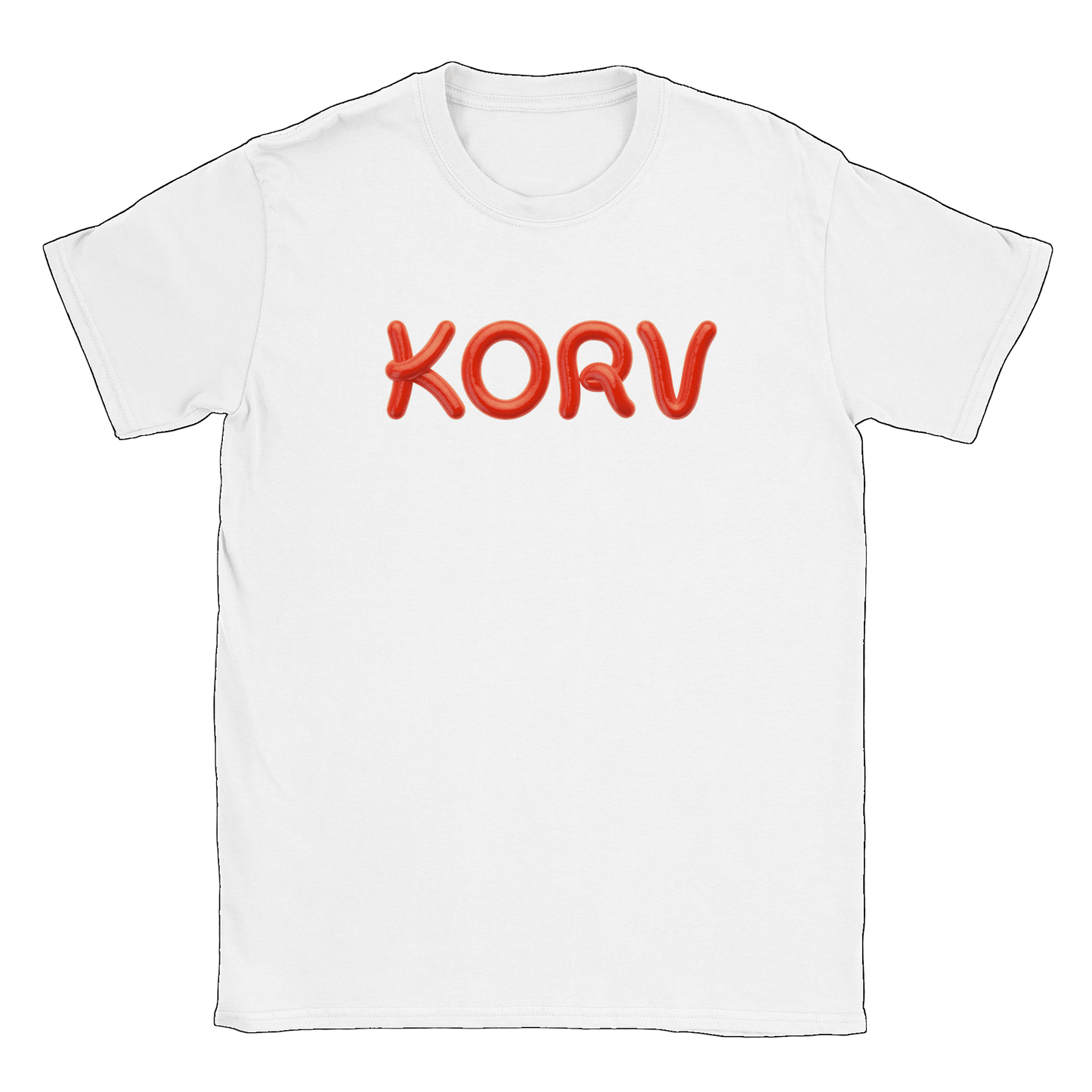 Korv - T-shirt Vit