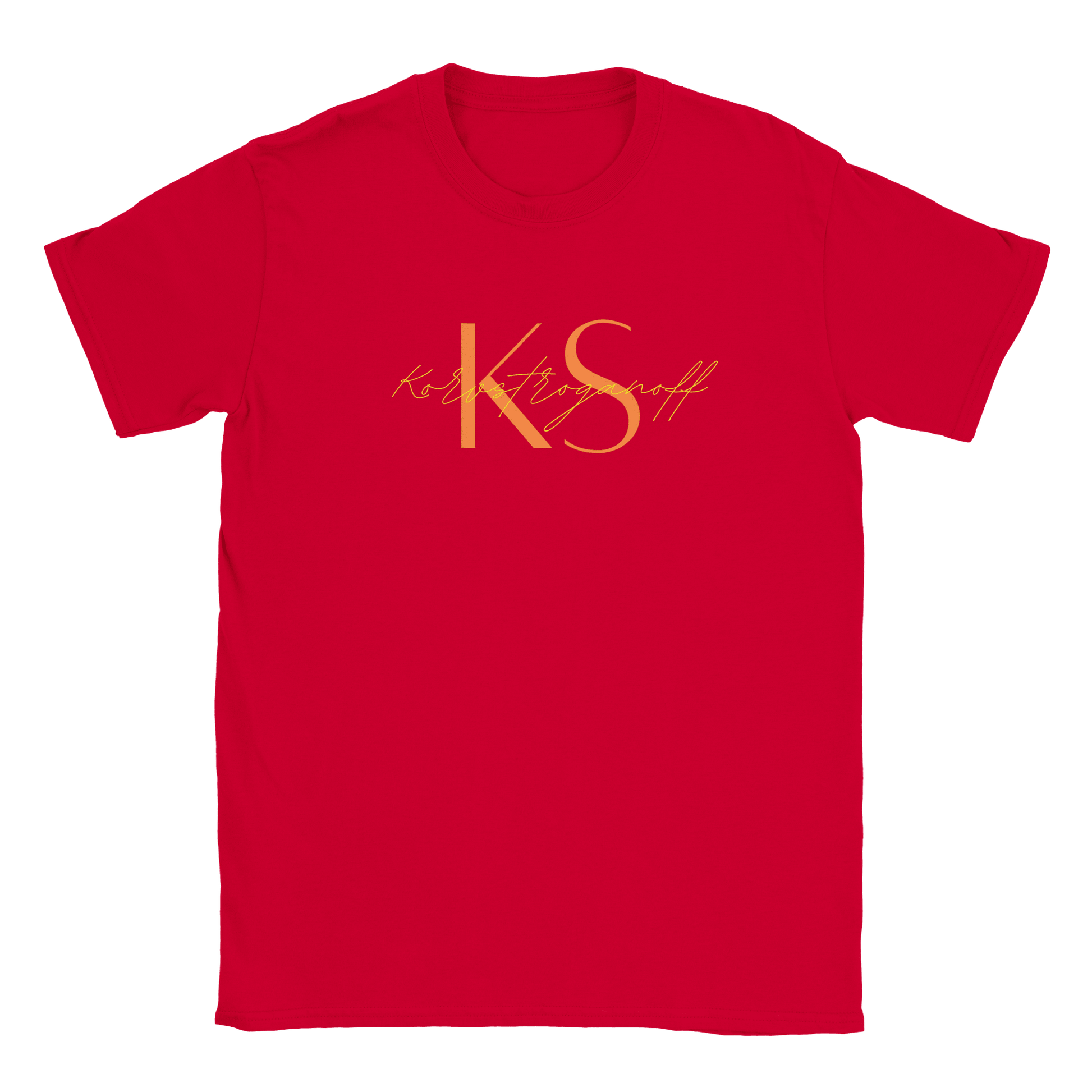 Korvstroganoff - T-shirt för barn Röd