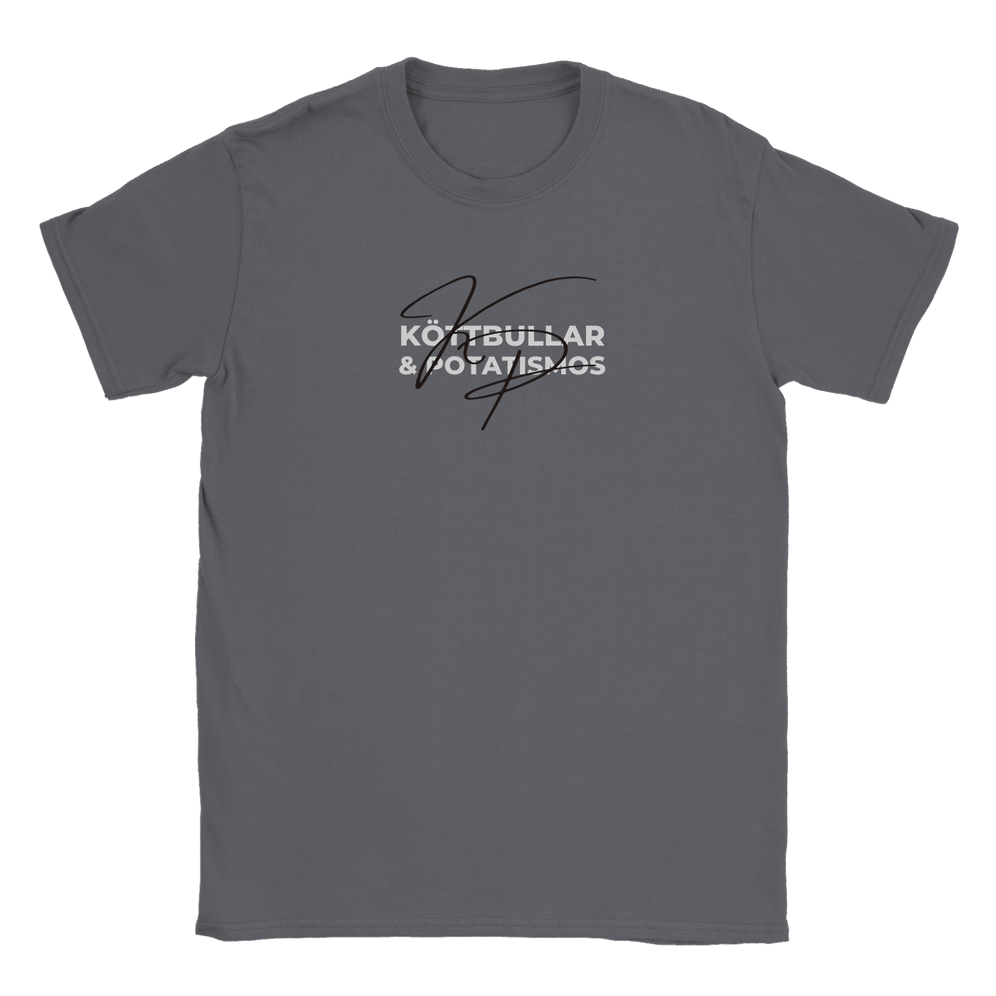 Köttbullar och potatismos - T-shirt Charcoal