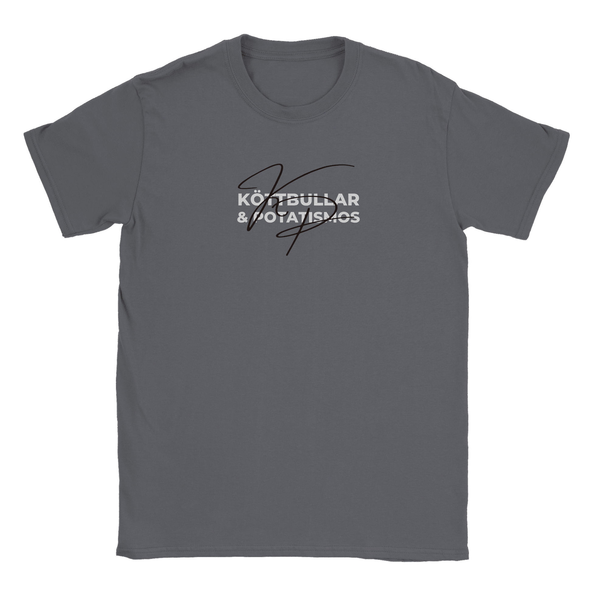 Köttbullar och potatismos - T-shirt Charcoal