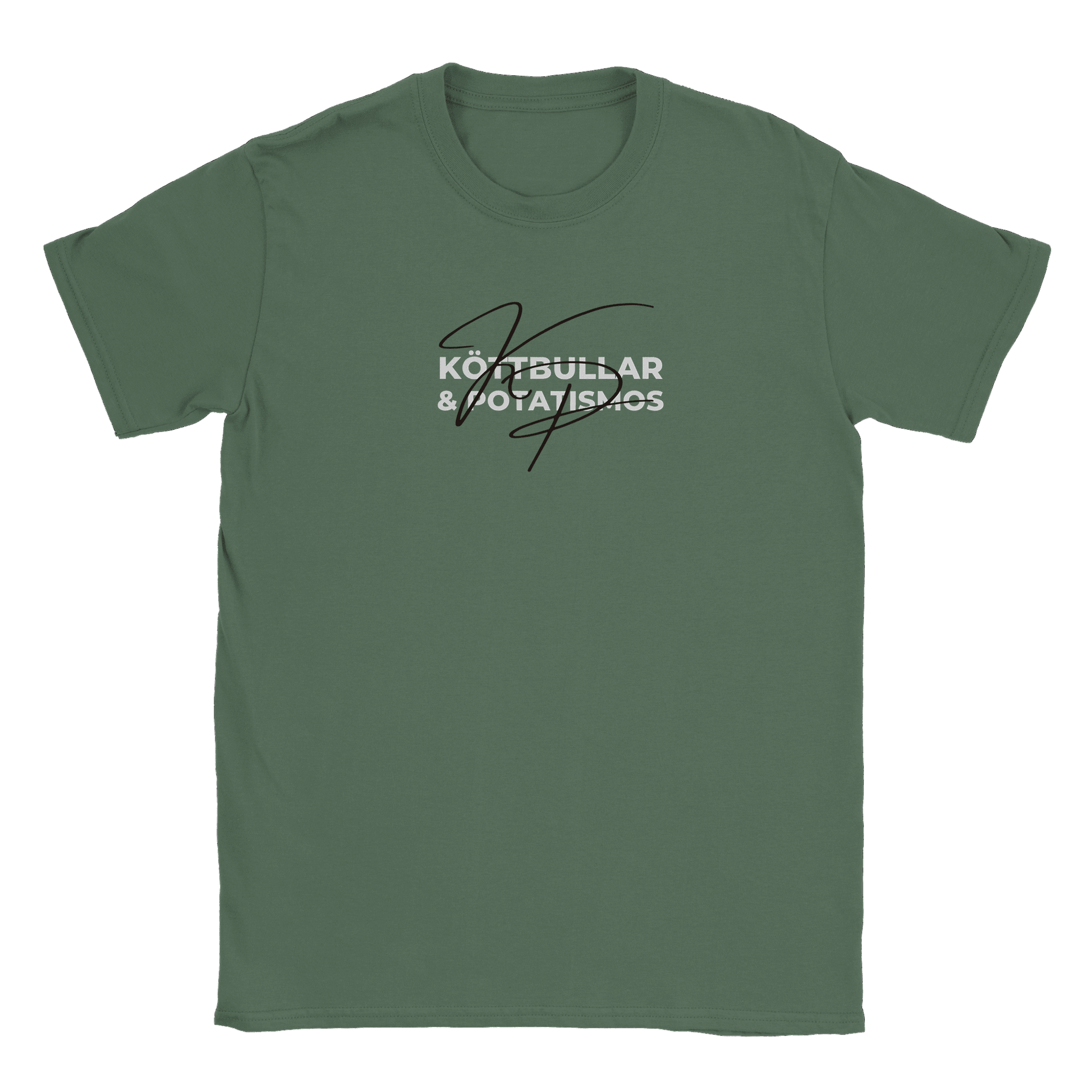 Köttbullar och potatismos - T-shirt Military Green