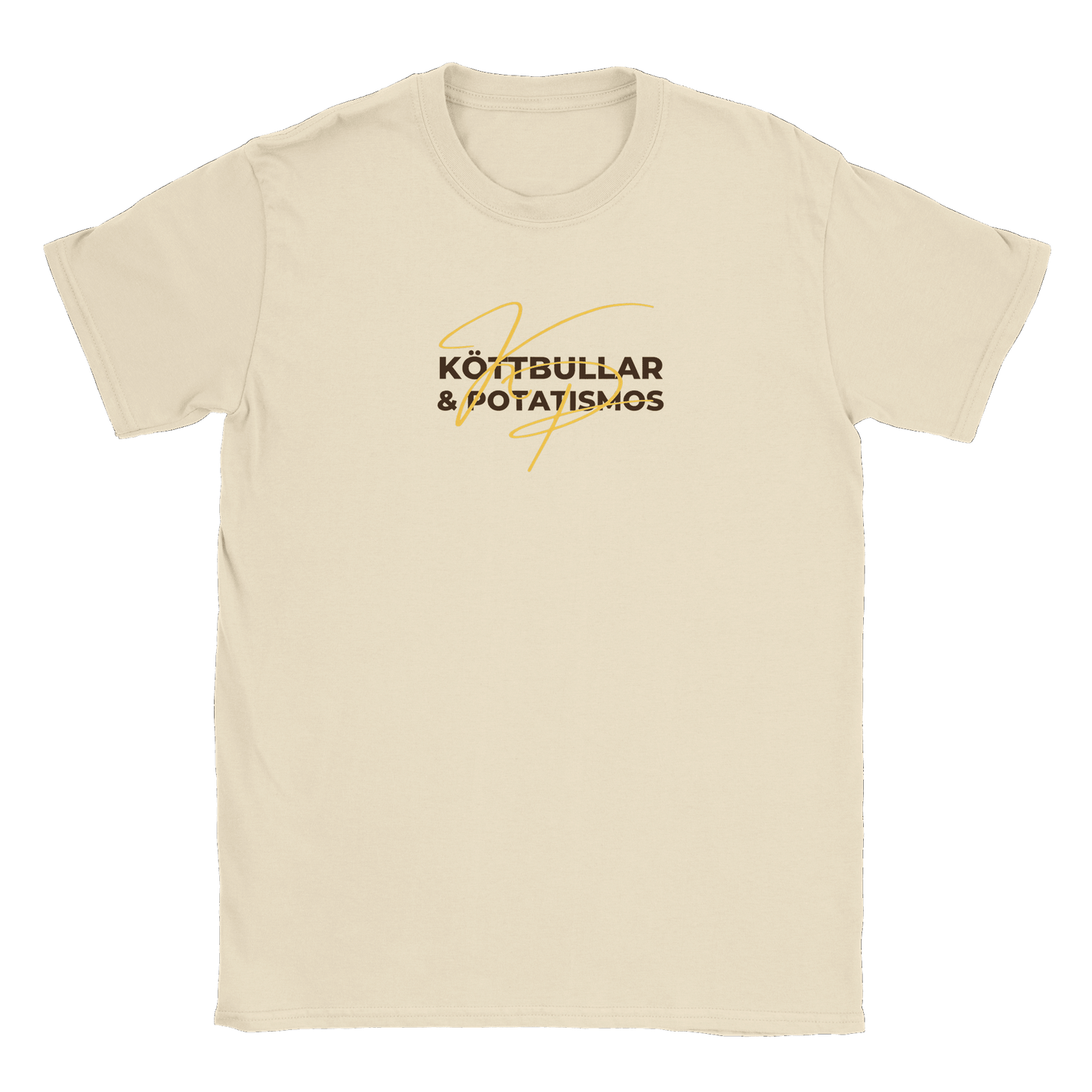 Köttbullar och potatismos - T-shirt Natural