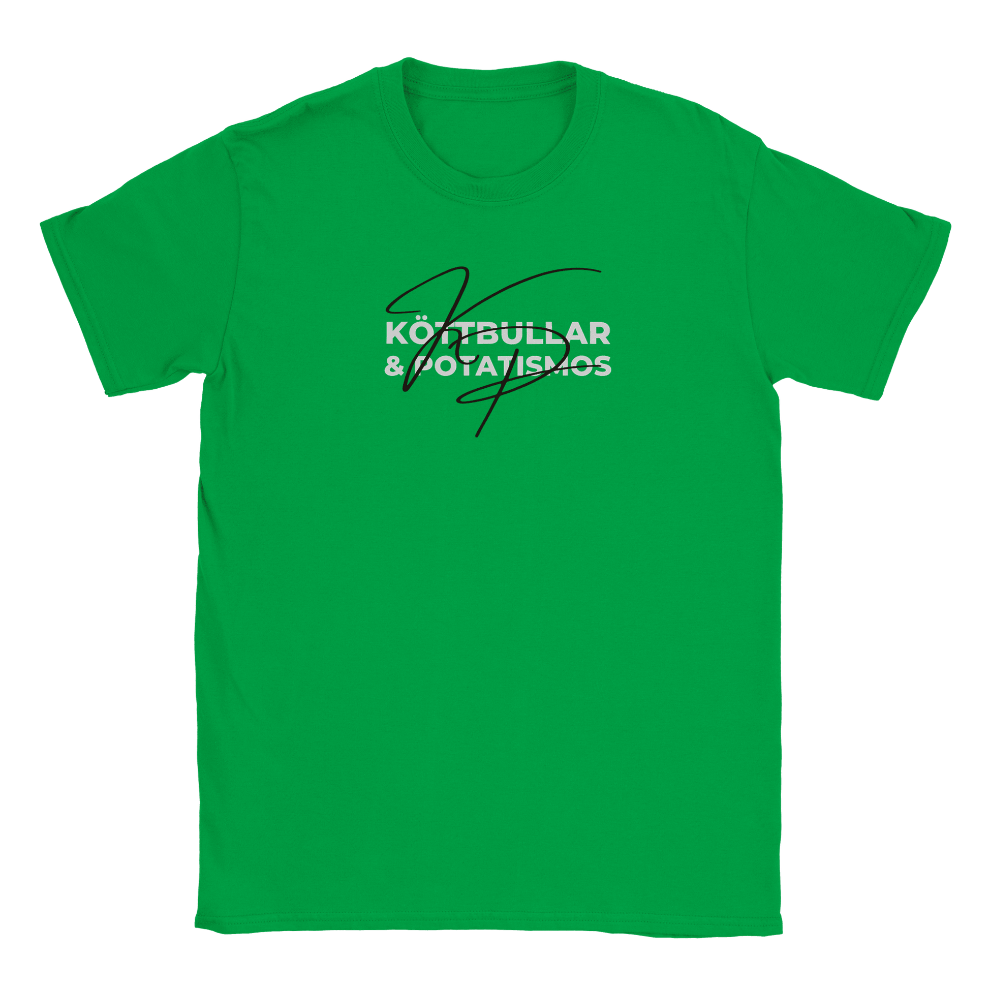 Köttbullar & Potatismos - T-shirt för barn Grön