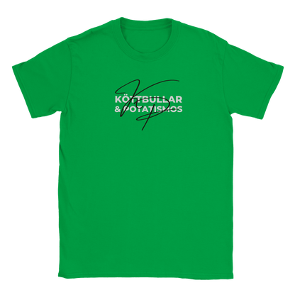 Köttbullar & Potatismos - T-shirt för barn Grön