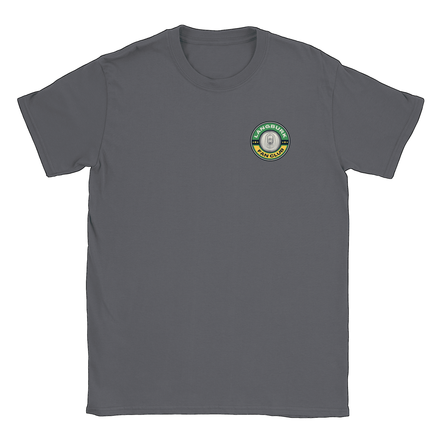 Långburk Fan Club liten - T-shirt Charcoal