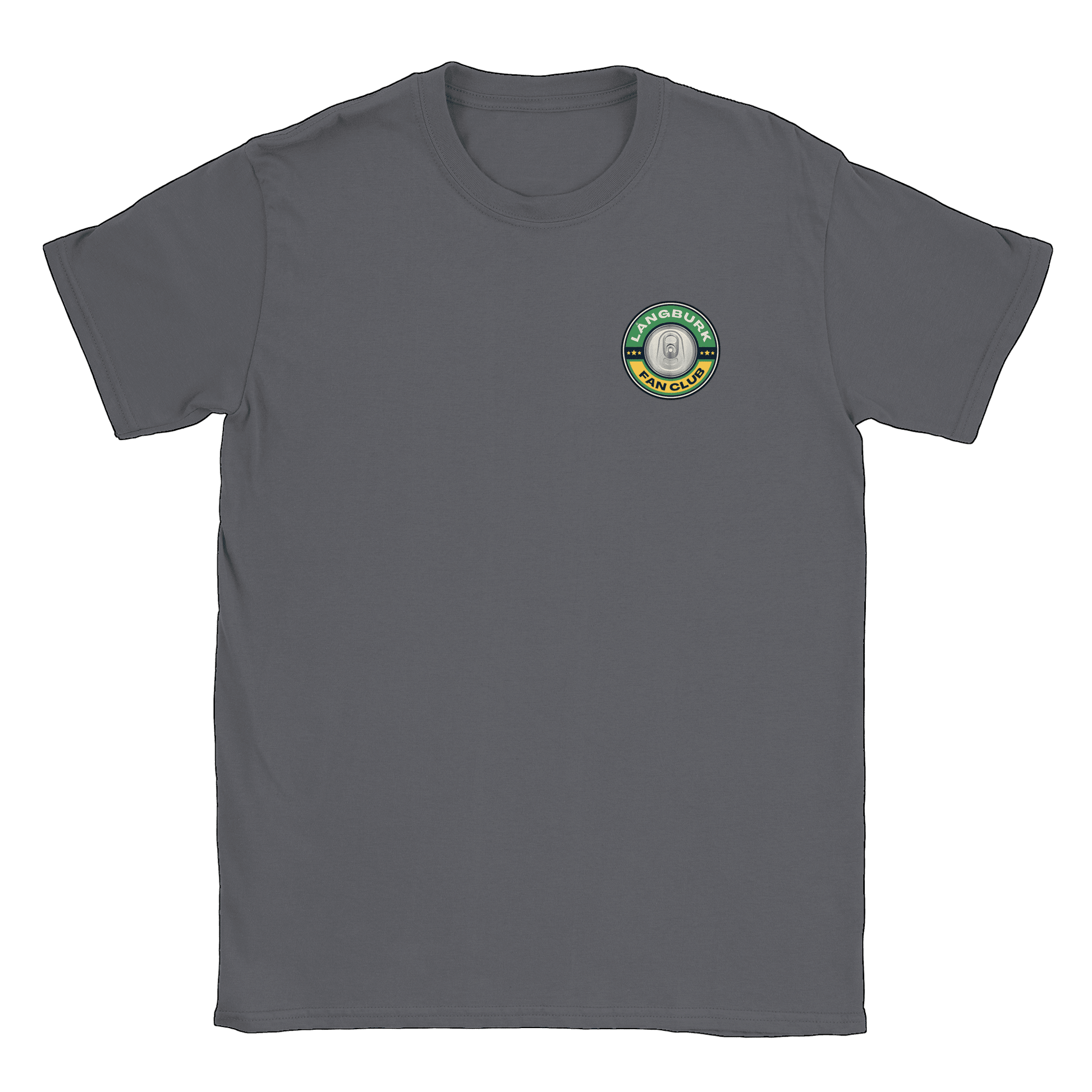 Långburk Fan Club liten - T-shirt Charcoal