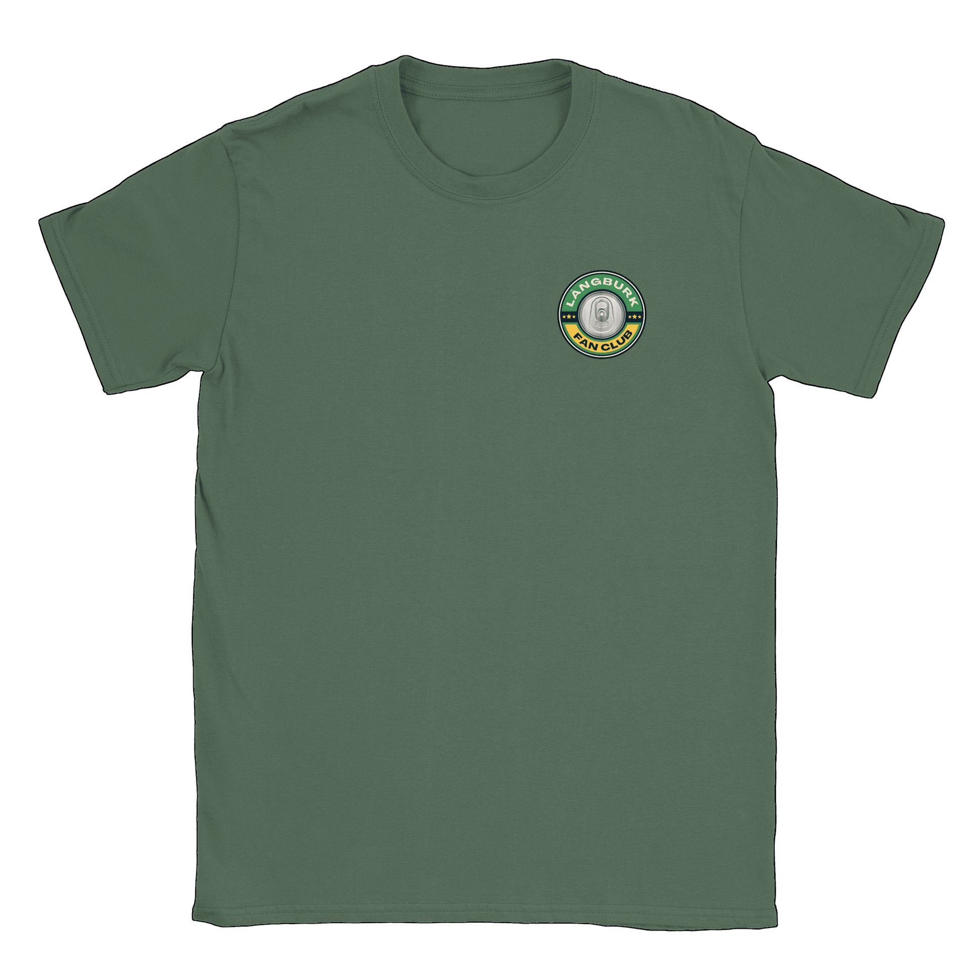Långburk Fan Club liten - T-shirt Military Green