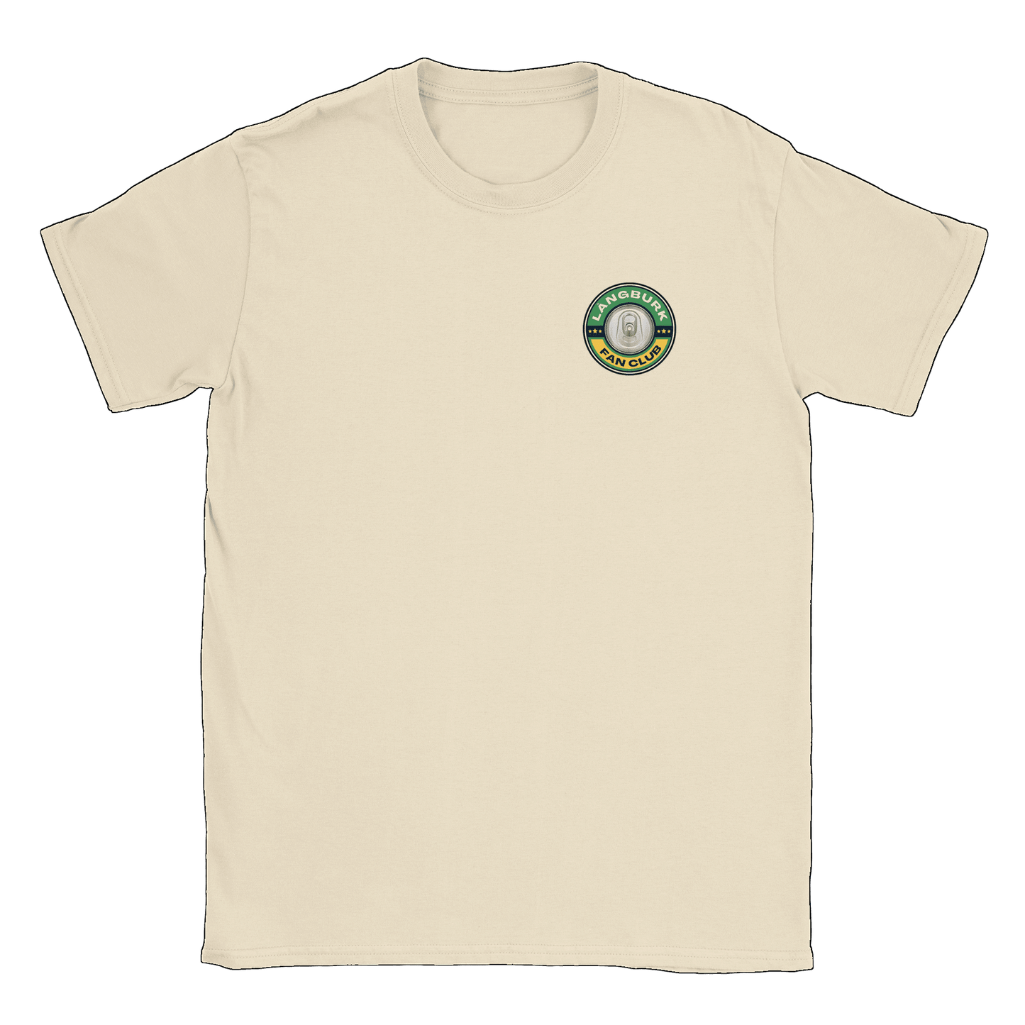 Långburk Fan Club liten - T-shirt Natural