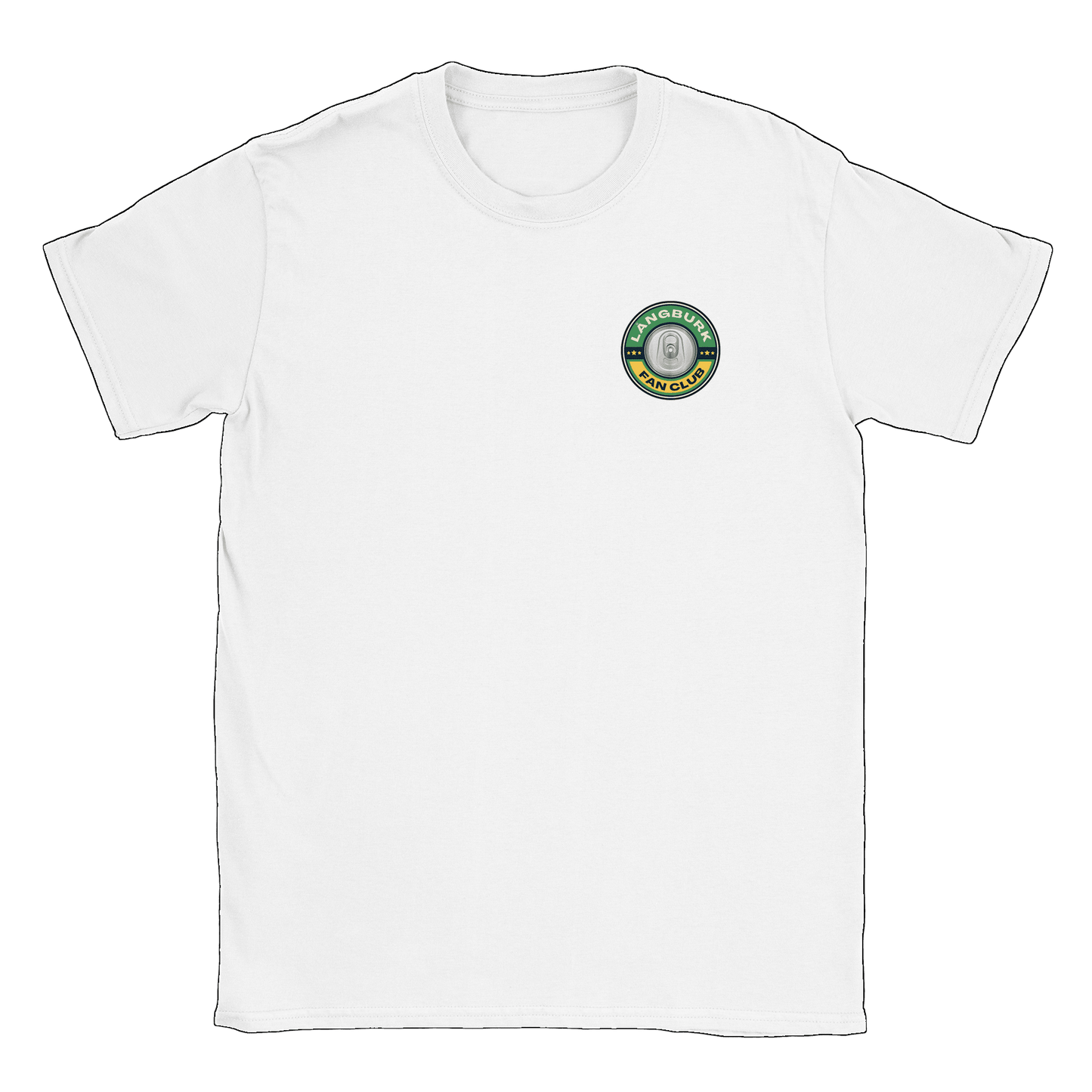 Långburk Fan Club liten - T-shirt Vit