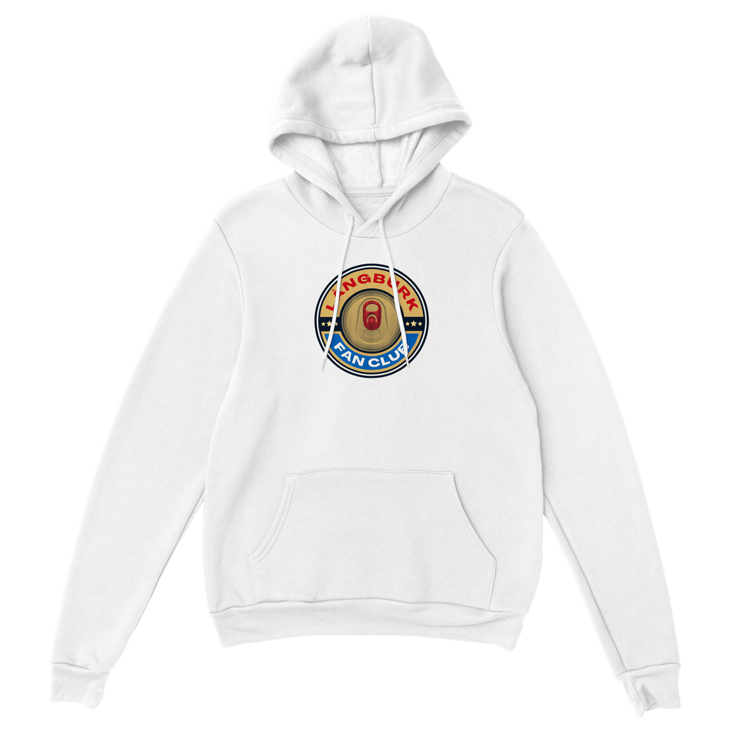 Långburk Fan Club Norrland Edition - Hoodie Vit