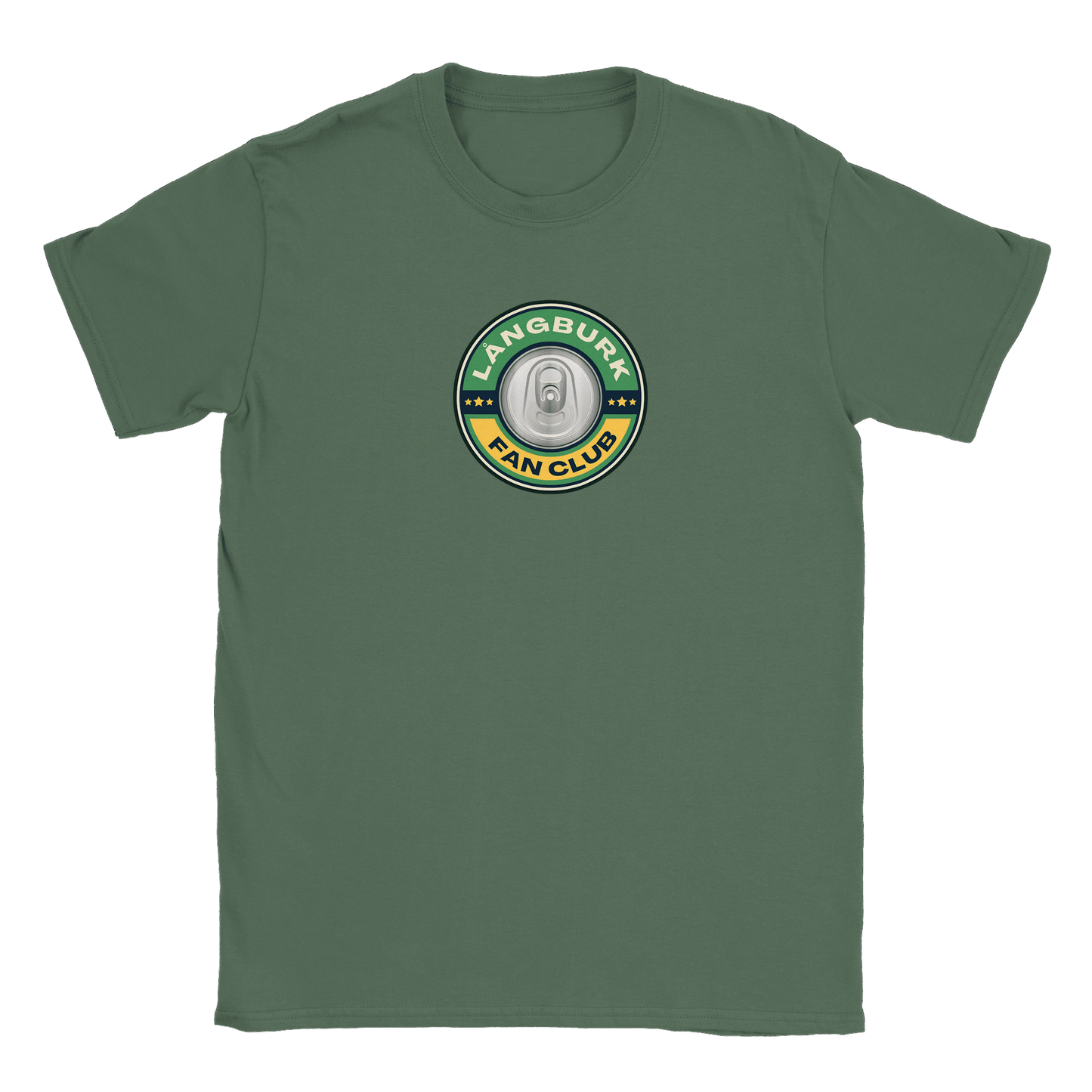 Långburk Fan Club - T-shirt Militärgrön