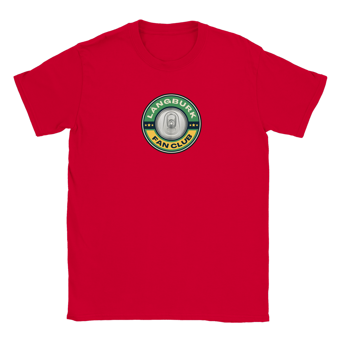 Långburk Fan Club - T-shirt Röd