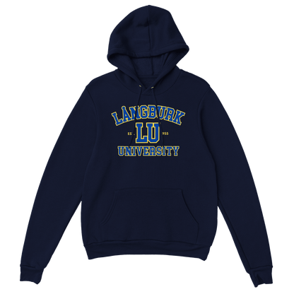 Långburk University - Hoodie Marinblå