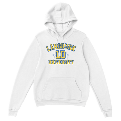 Långburk University - Hoodie Vit