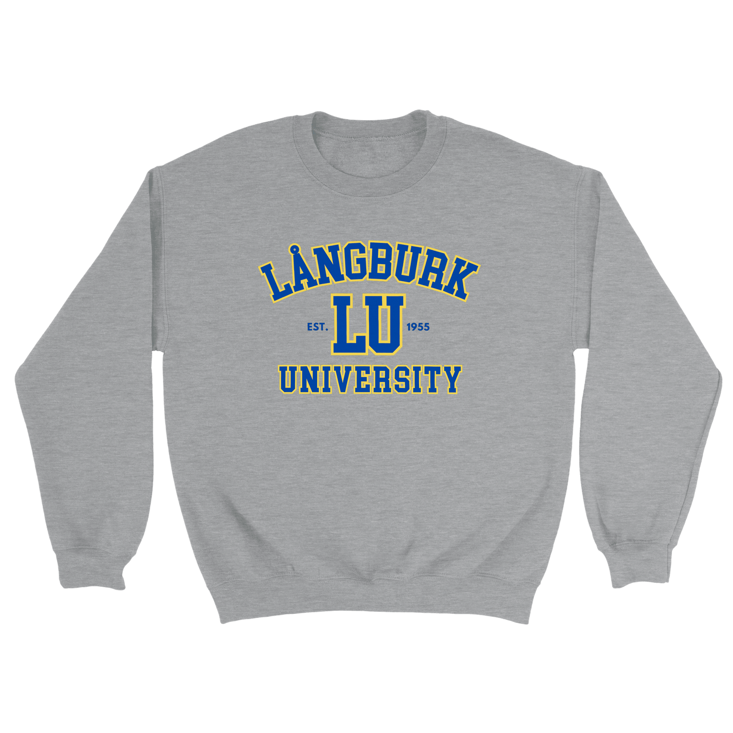Långburk University - Sweatshirt Grå