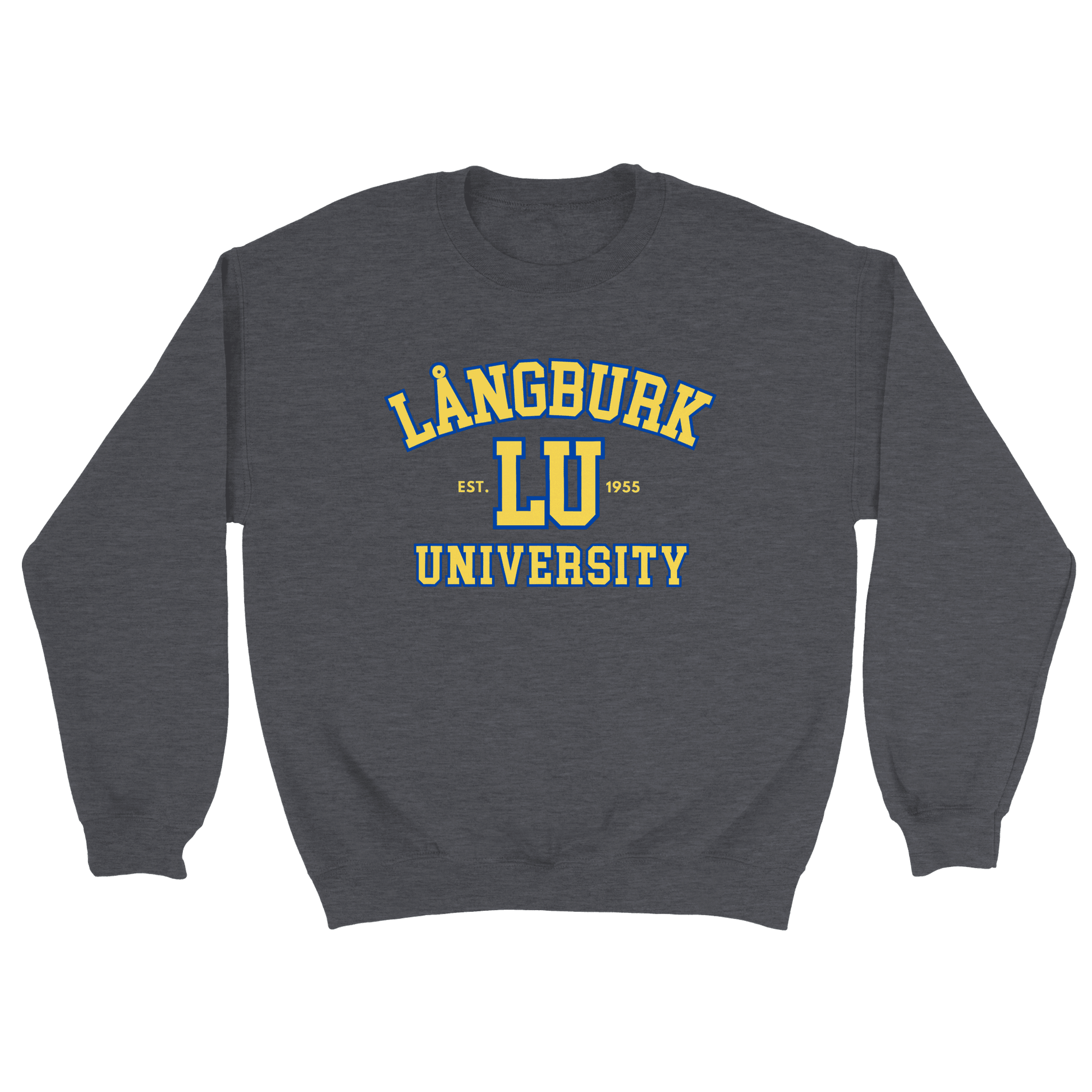 Långburk University - Sweatshirt Mörkgrå