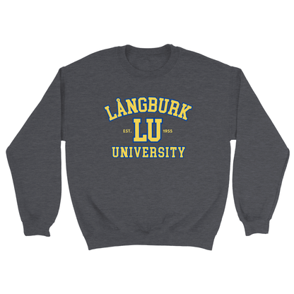 Långburk University - Sweatshirt Mörkgrå