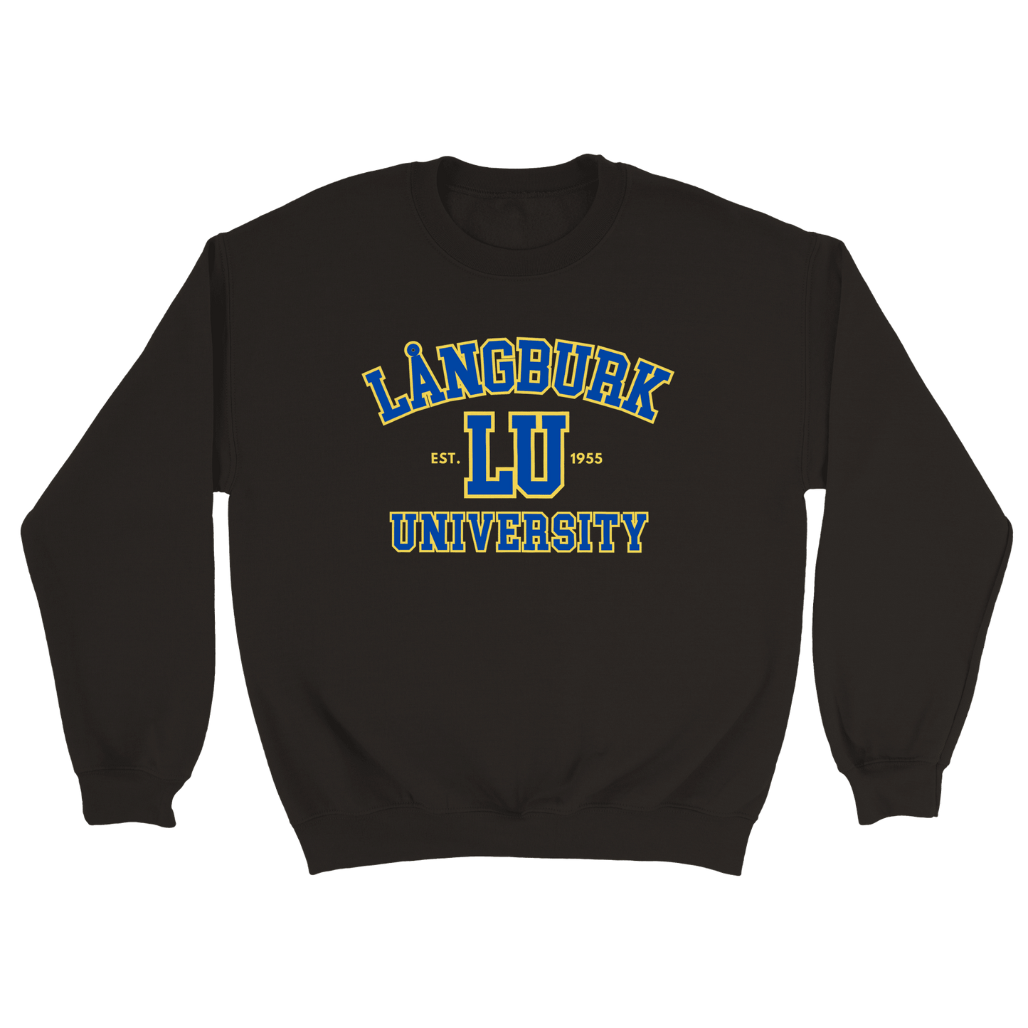 Långburk University - Sweatshirt Svart