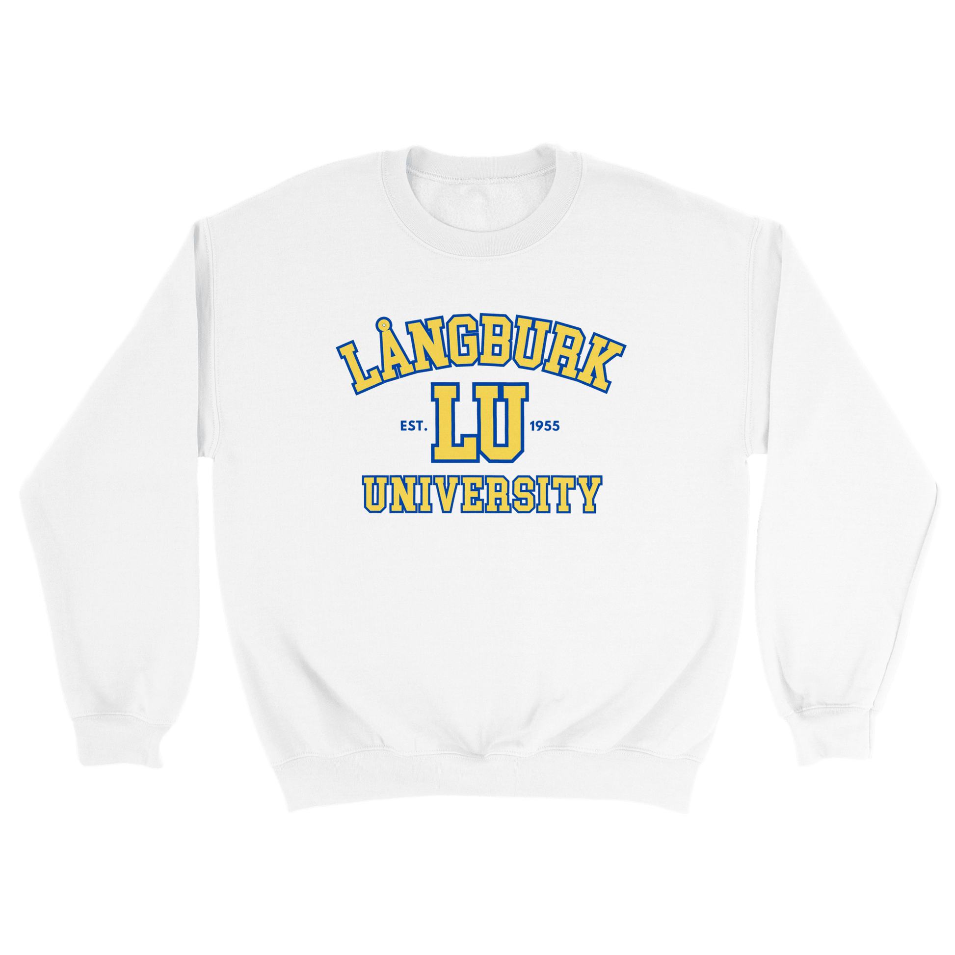 Långburk University - Sweatshirt Vit