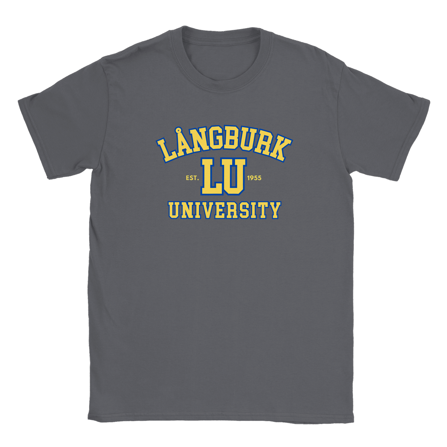 Långburk University - T-shirt Charcoal