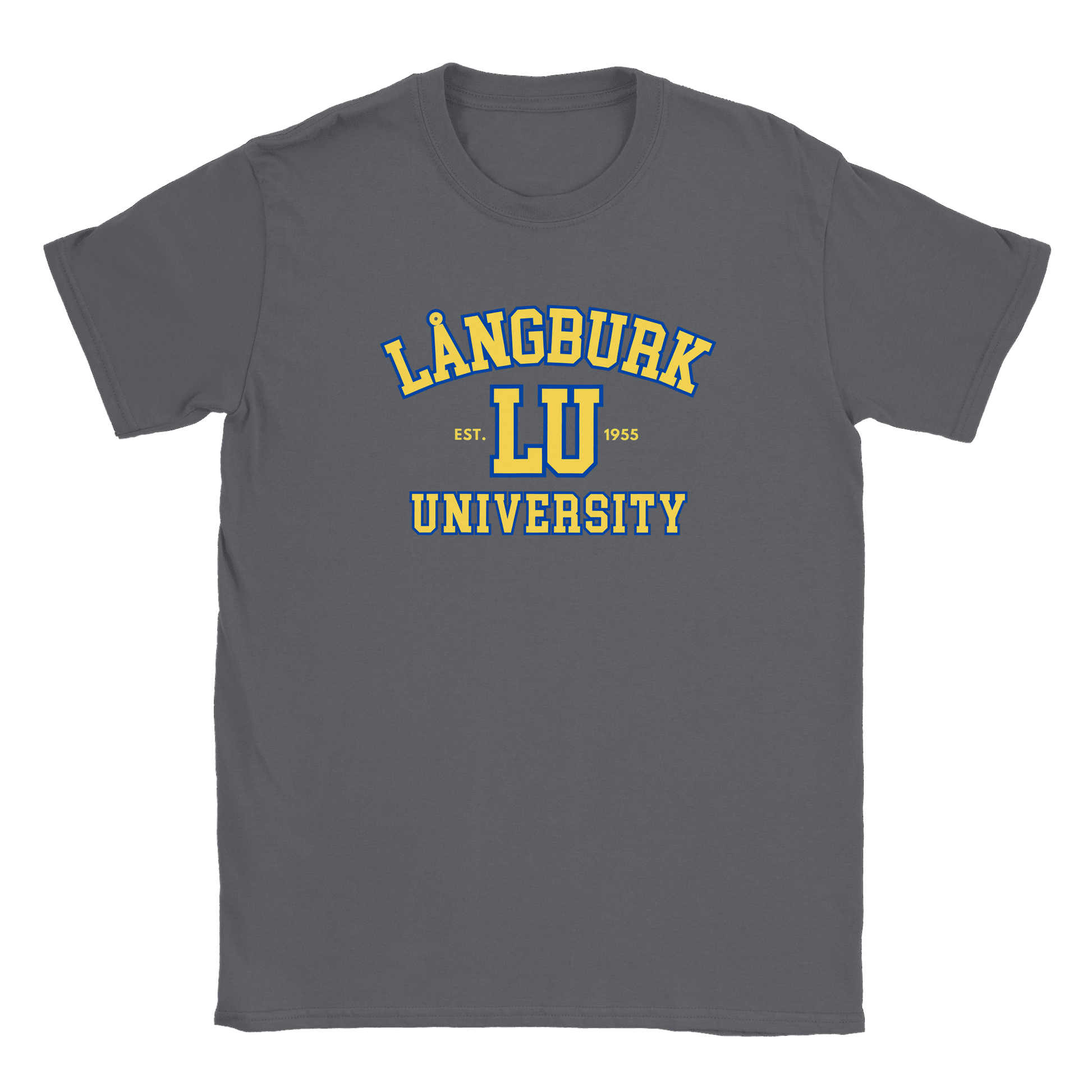 Långburk University - T-shirt Charcoal
