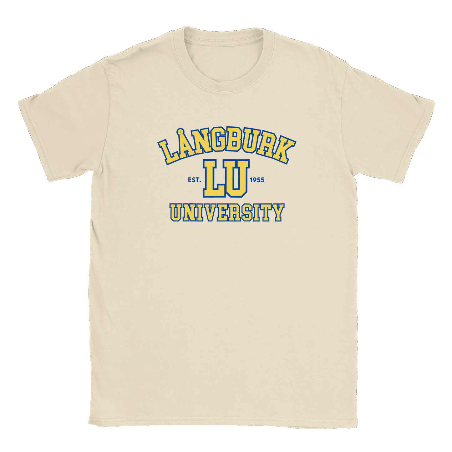 Långburk University - T-shirt Natural