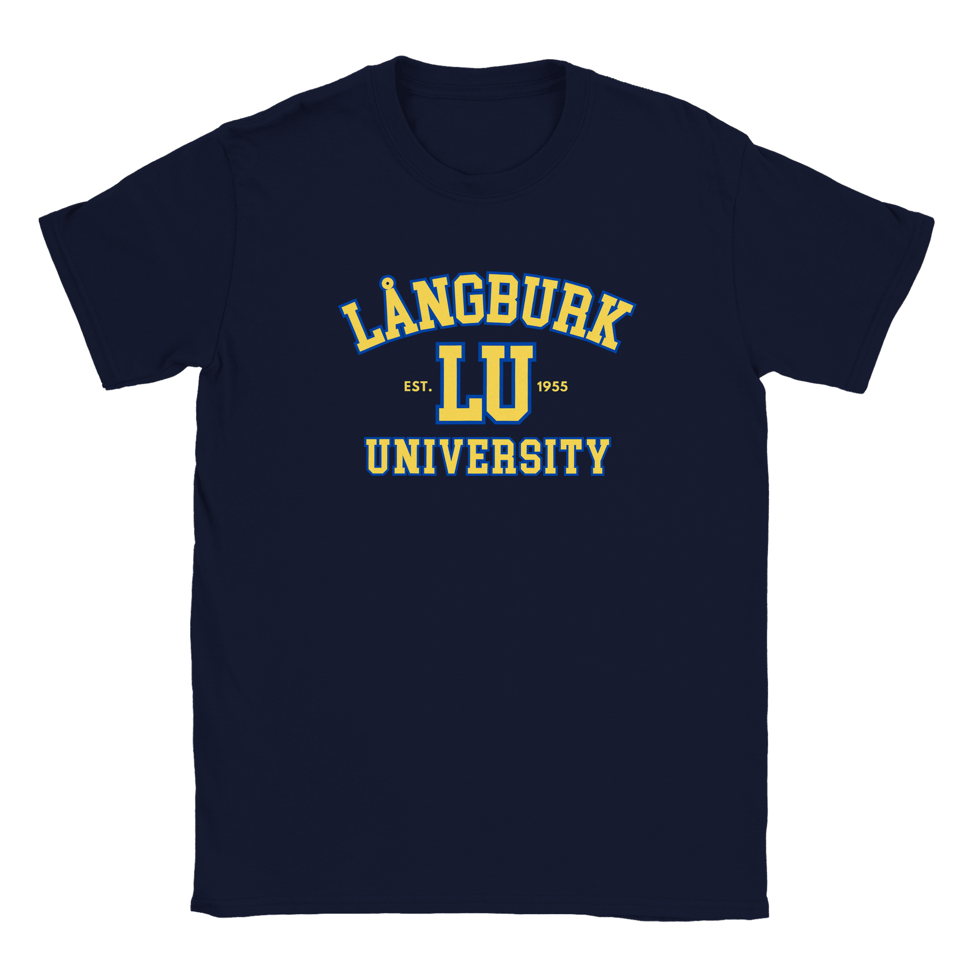 Långburk University - T-shirt Navy
