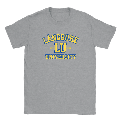 Långburk University - T-shirt Sports Grey