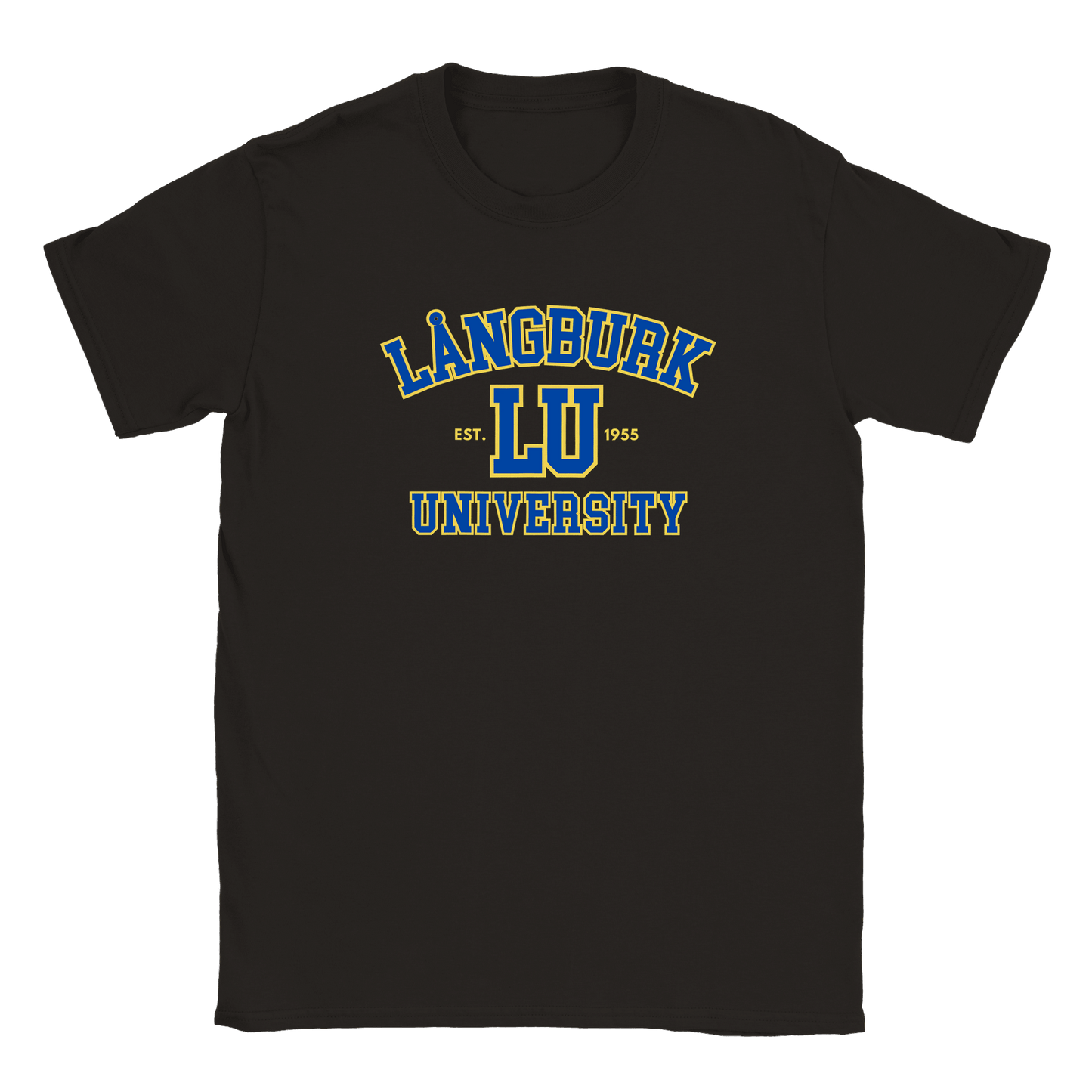 Långburk University - T-shirt Svart