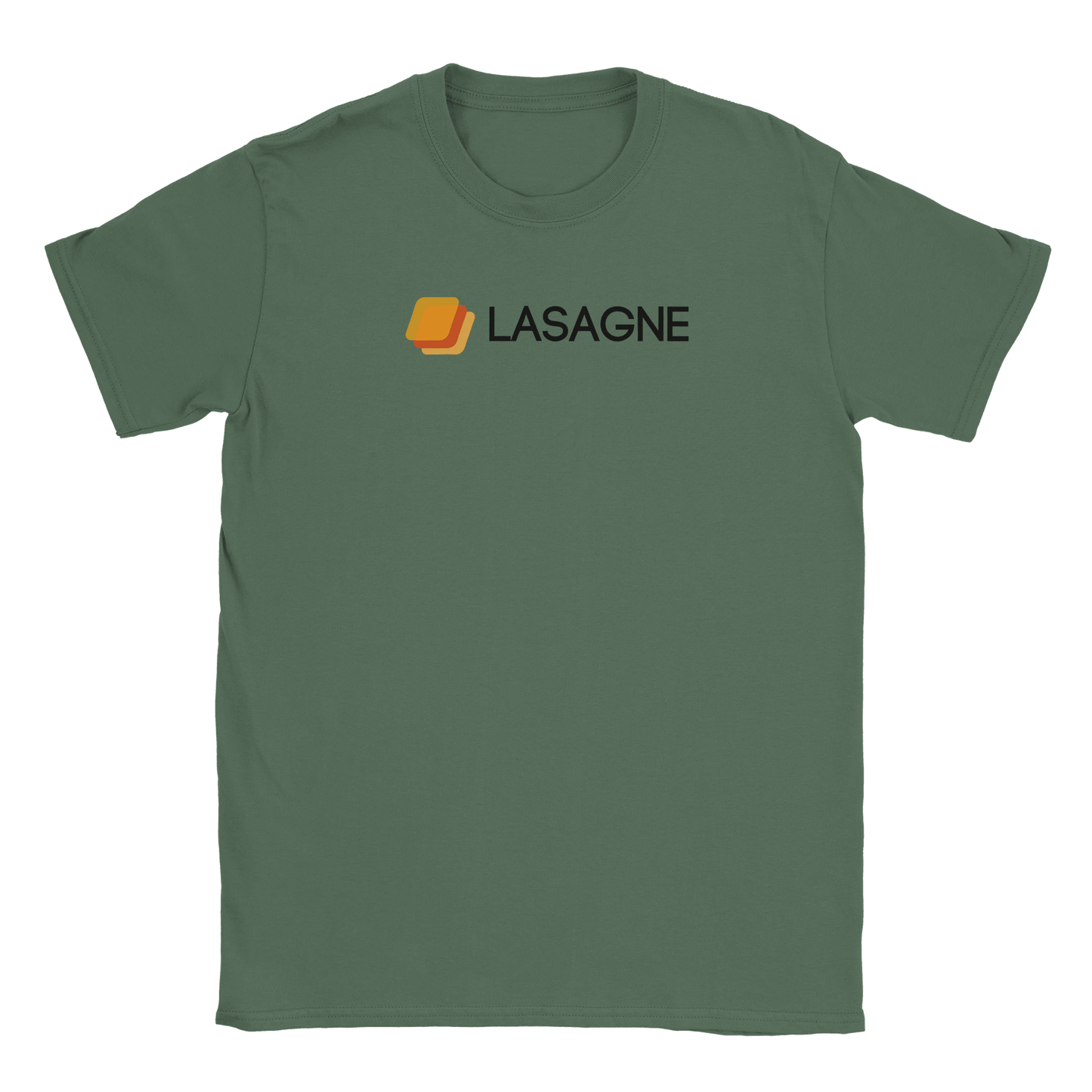 Lasagne - T-shirt Militärgrön