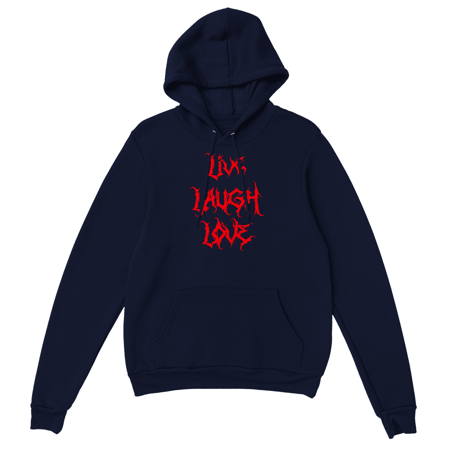 Live Laugh Love - Hoodie Marinblå