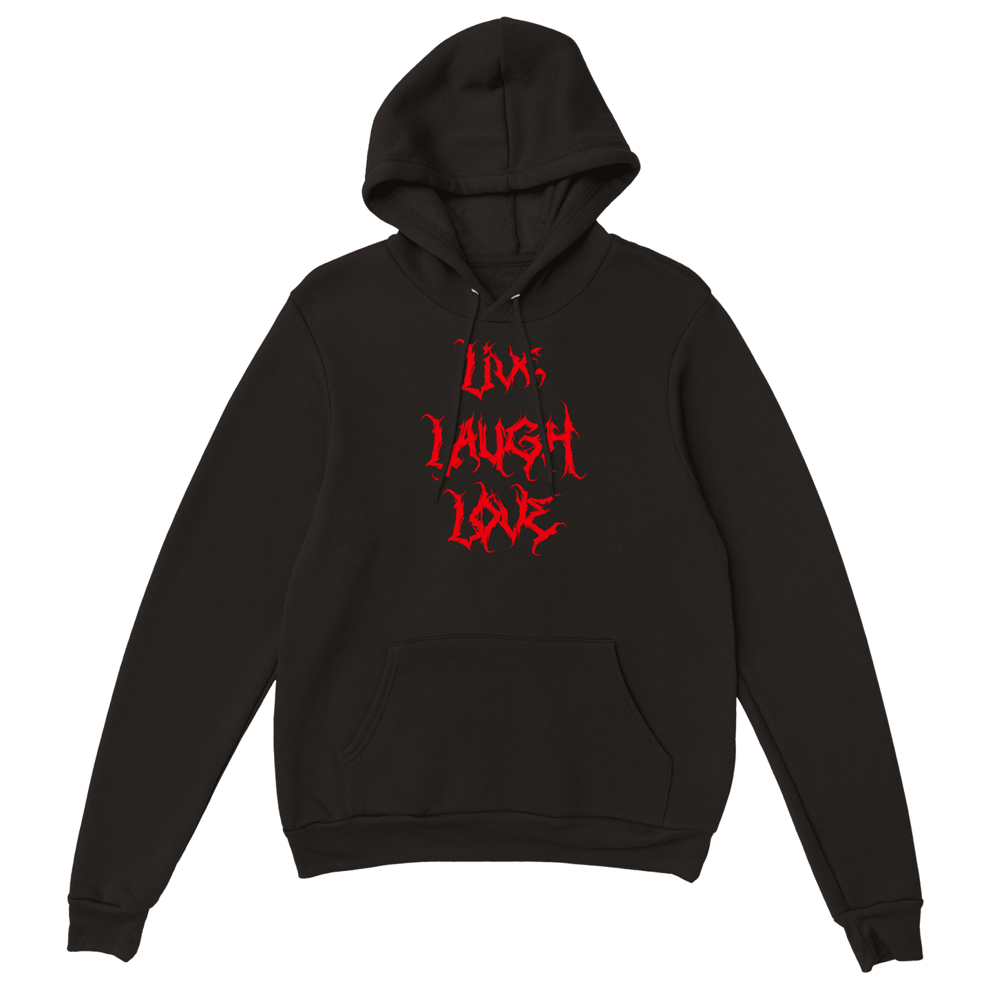 Live Laugh Love - Hoodie Svart