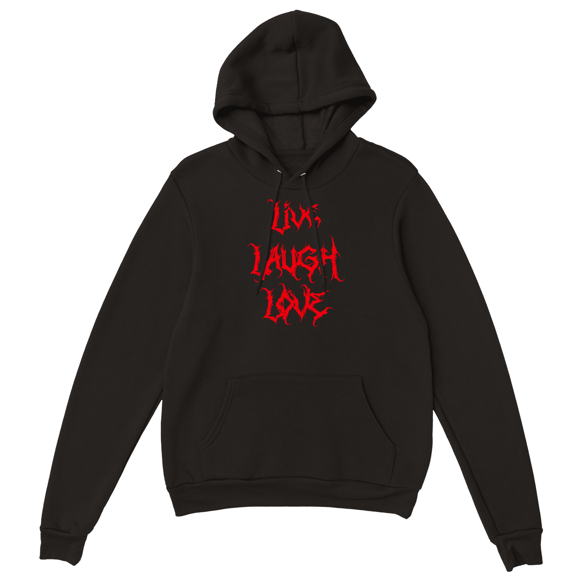 Live Laugh Love - Hoodie Svart