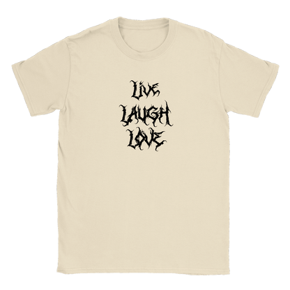 Live Laugh Love - T-shirt Natural