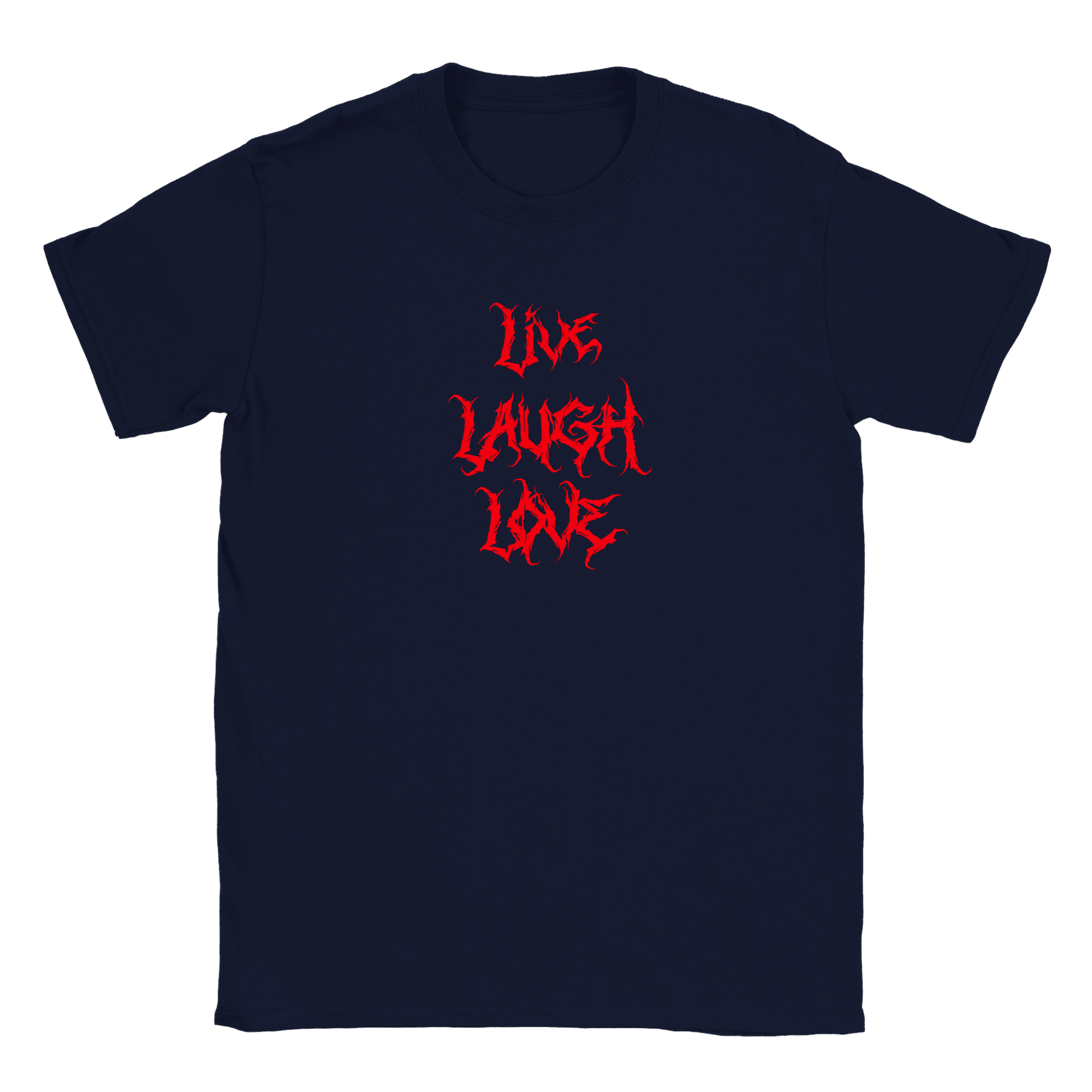 Live Laugh Love - T-shirt Navy