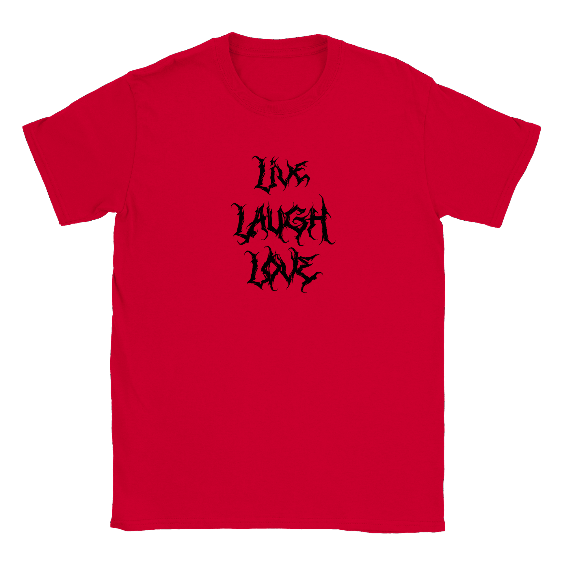 Live Laugh Love - T-shirt Röd