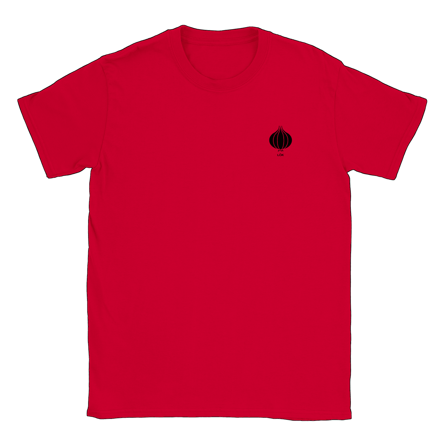 Lök liten - T-shirt Röd