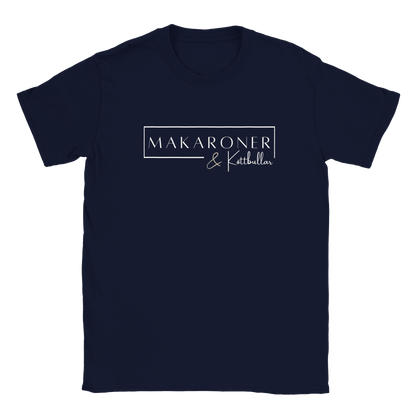Makaroner & Köttbullar - T-shirt för barn Marinblå