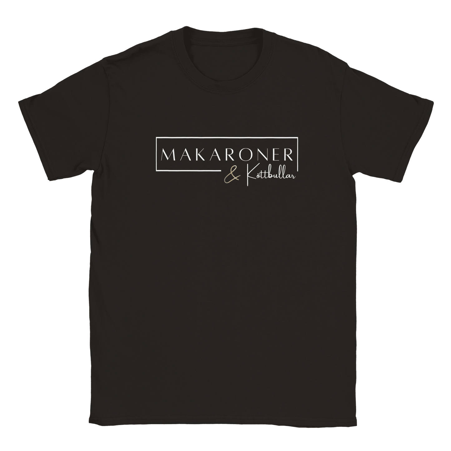 Makaroner & Köttbullar - T-shirt för barn Svart