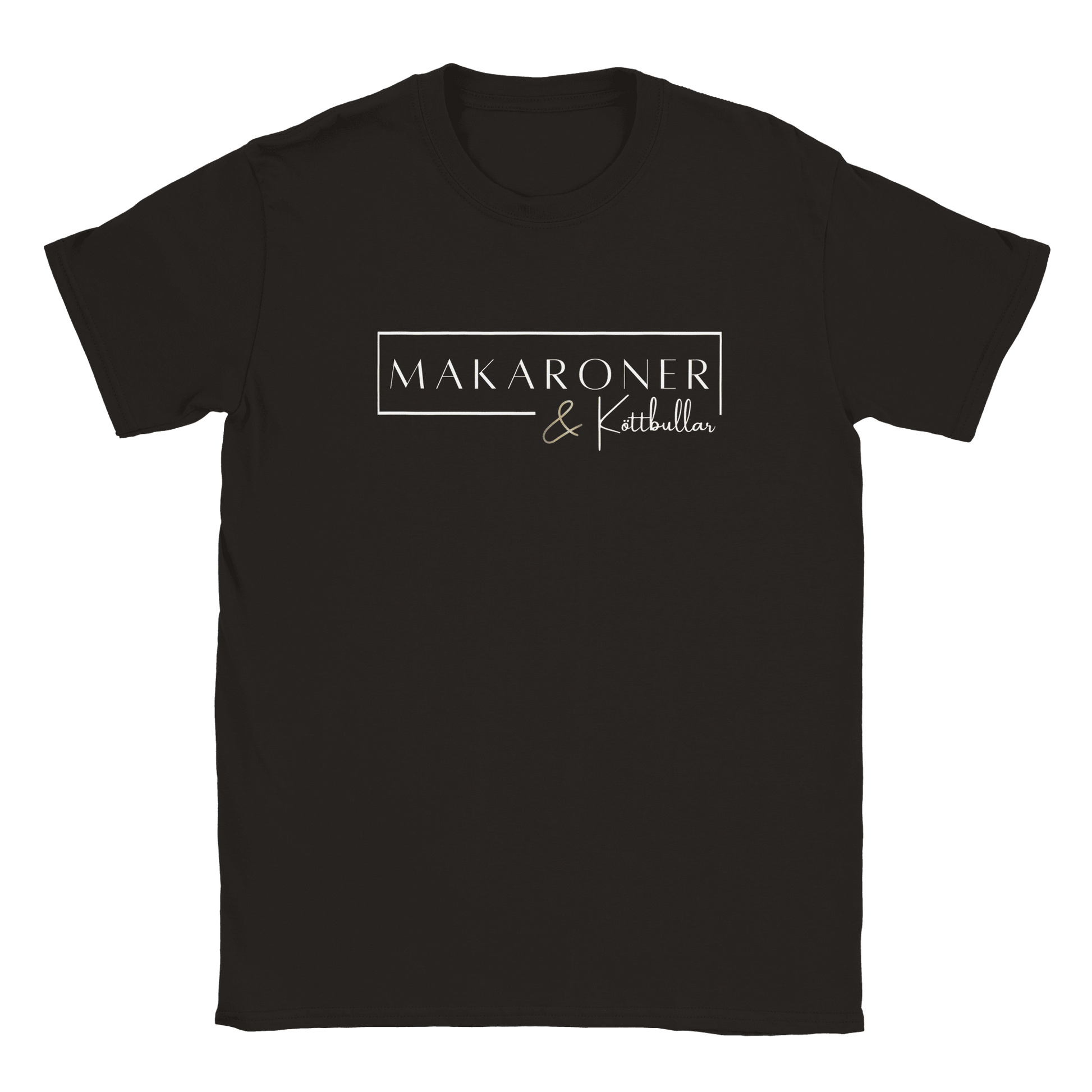 Makaroner & Köttbullar - T-shirt för barn Svart