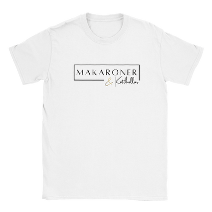 Makaroner & Köttbullar - T-shirt för barn Vit