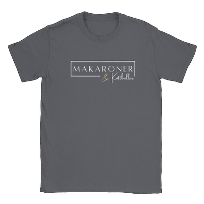 Makaroner och Köttbullar - T-shirt Charcoal