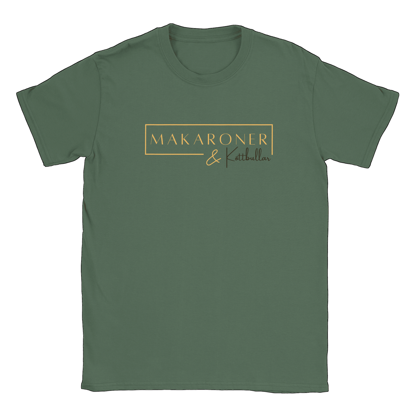 Makaroner och Köttbullar - T-shirt Military Green