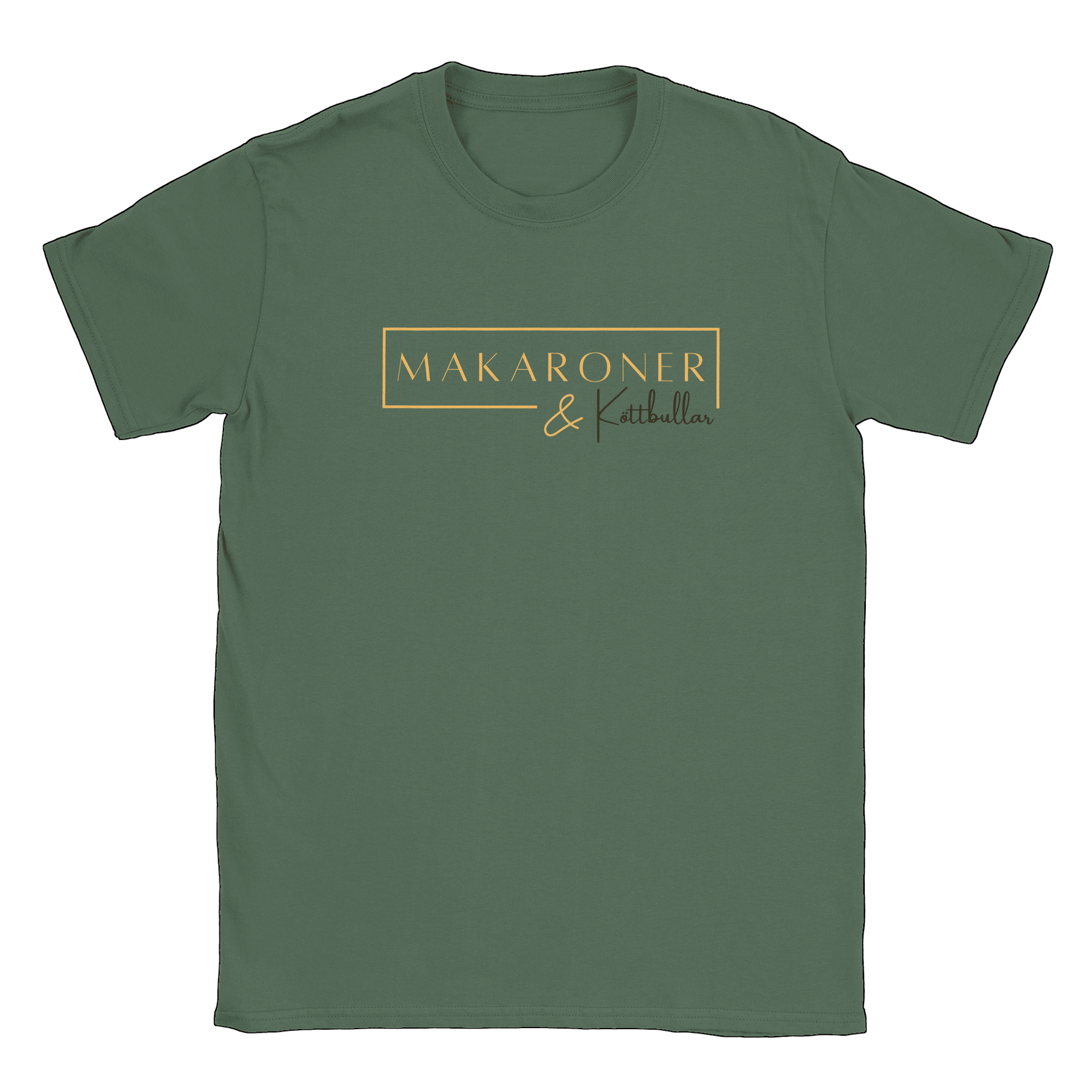 Makaroner och Köttbullar - T-shirt Military Green