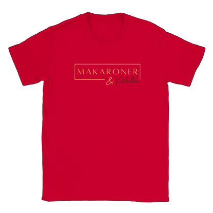 Makaroner och Köttbullar - T-shirt Röd
