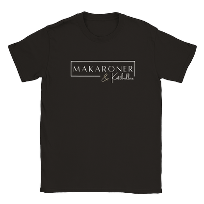 Makaroner och Köttbullar - T-shirt Svart