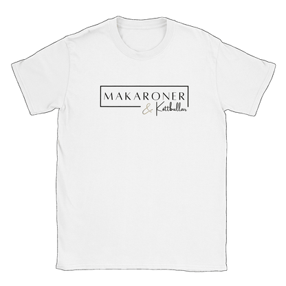 Makaroner och Köttbullar - T-shirt Vit