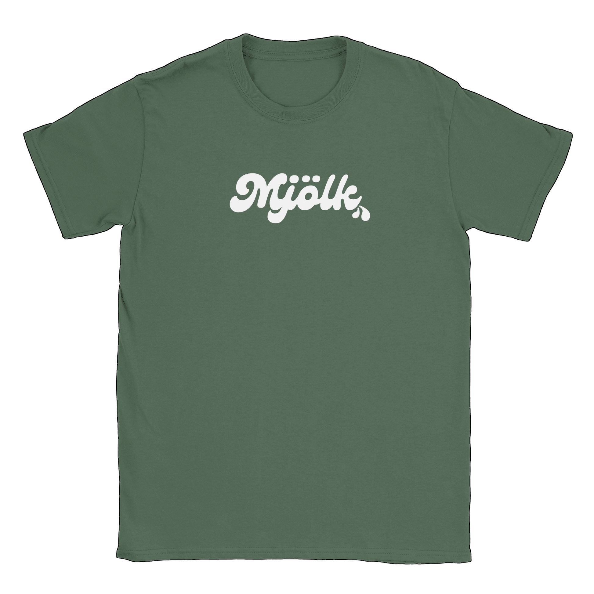Mjölk - T-shirt Military Green
