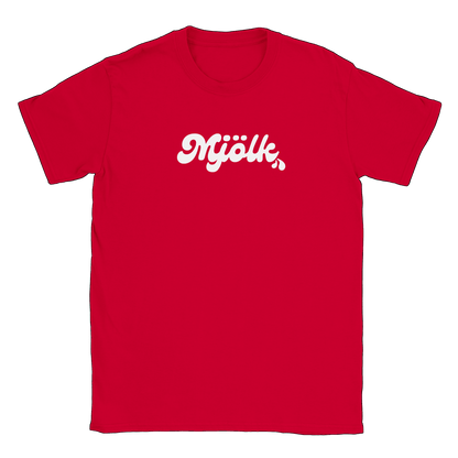 Mjölk - T-shirt Röd