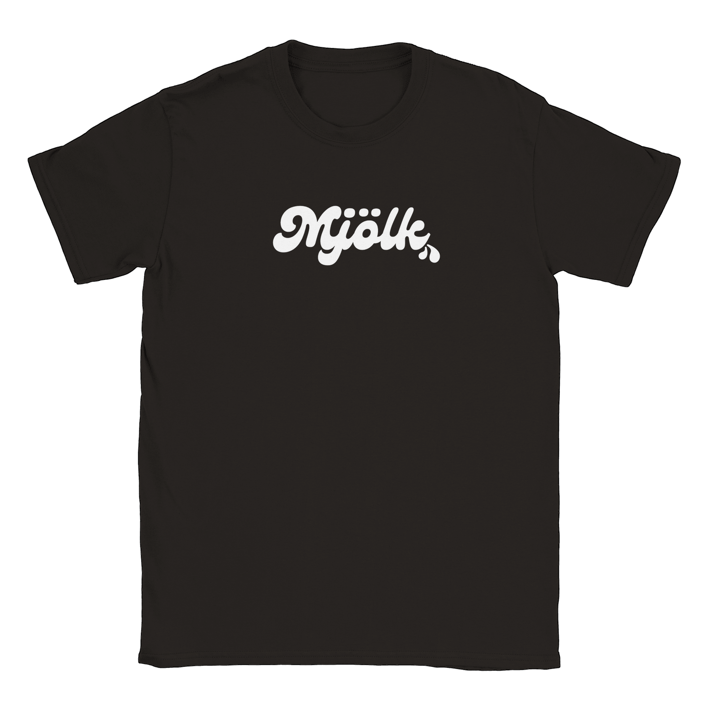 Mjölk - T-shirt Svart